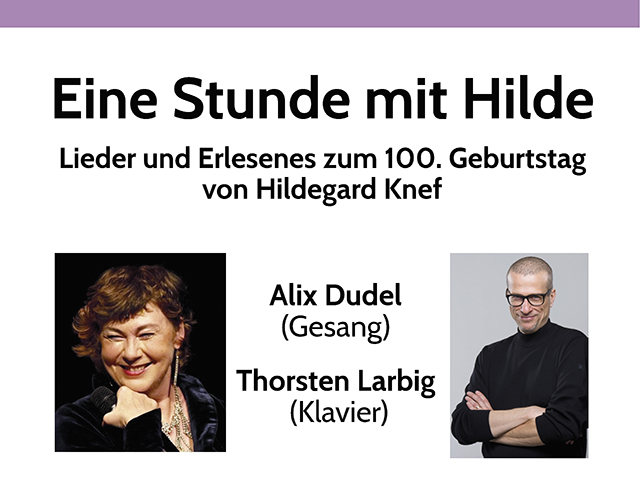 Eine Stunde mit Hilde